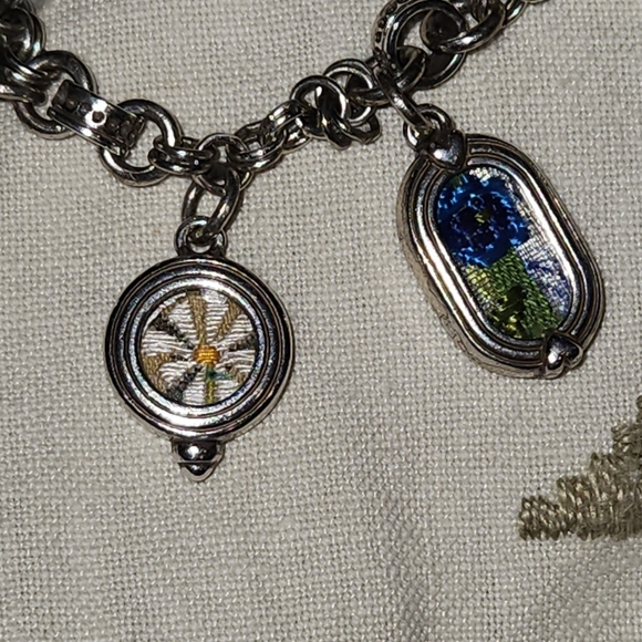 Brighton Framed Needlepoint Charm Bracelet - Picture 3 of 16